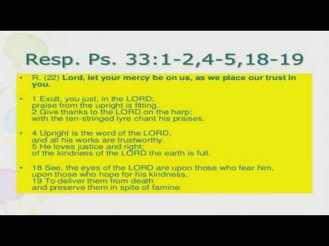 2017.05.14 5TH EASTER SUNDAY PSALM (Mother's Day)