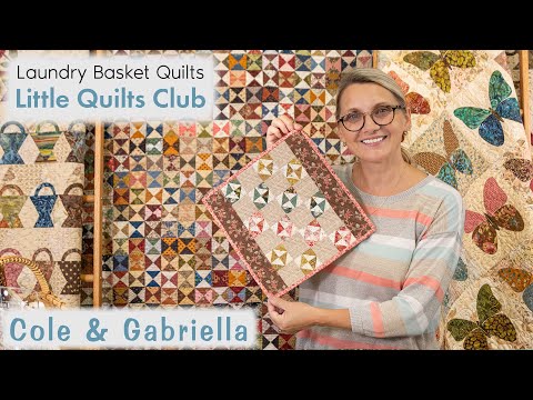 How to make Broken Dishes Blocks for Small Quilts & Wall Hangings - Cole & Gabriella