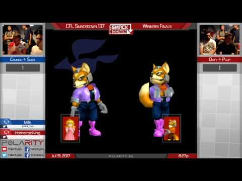 CFL Smackdown 137 Melee - Crunch + Slox vs Oaty + Plup - Doubles Winners Finals