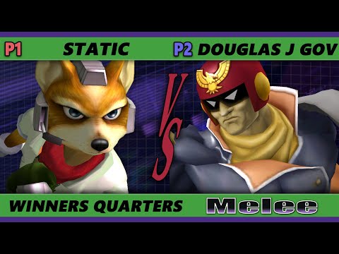 S@X 425 Winners Quarters - Static (Fox) Vs. Douglas.J.Gov (Captain Falcon) Smash Melee - SSBM