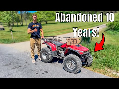 Abandoned Quad Revival - Will this Free Honda Run?