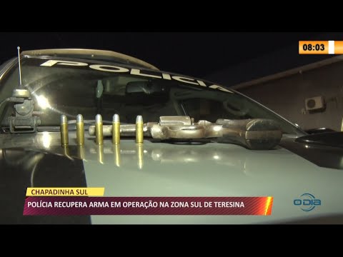 Polícia recupera arma na Chapadinha Sul 09 04 2021