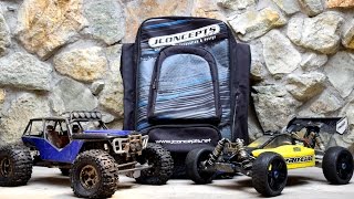 JConcepts SCT Backpack #2095: Review and Test Fitting Wraith, SCX10, RC8.2e, Yeti XL, ET-48, TF2!