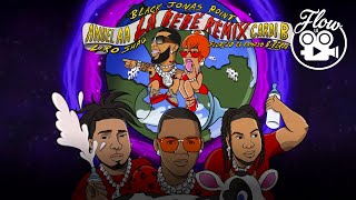 Kadr z teledysku La Bebé (Remix) tekst piosenki Anuel AA, Cardi B & Black Jonas Point