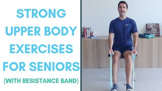 Resistance Band Exercises For Seniors | Seniors Upper Body & Core Workout | More Life Health