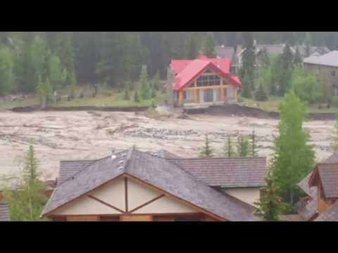 Flooding In Canmore, Alberta - June 20, 2013