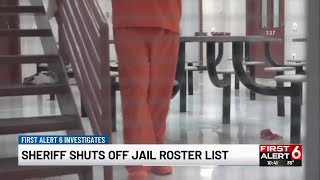 Sheriff shuts off jail roster list