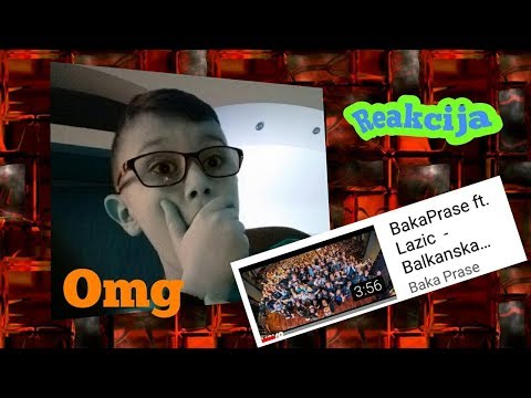 BakaPrase ft. Lazic - balkanska scena (official music video) reakcija