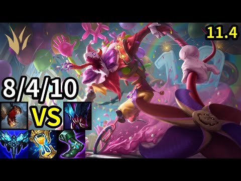 Fiddlesticks Jungle vs Rek'Sai - KR Master | Patch 11.4
