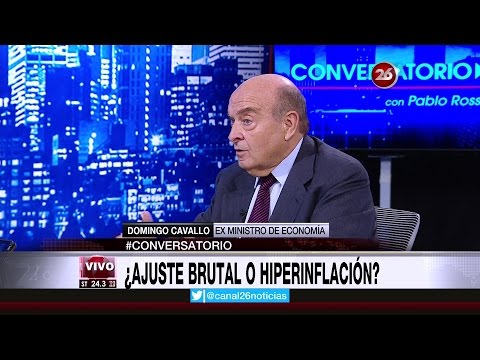 Domingo Cavallo en "Conversatorio", de Pablo Rossi - 15/03/16