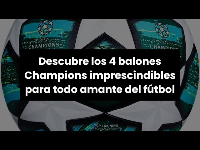 Vídeo relacionado con Genérico Balon de Futbol Grande Talla 5 Compatible con Real Madrid - Balón de Fútbol para Entrenamiento y Juegos (Champions)
