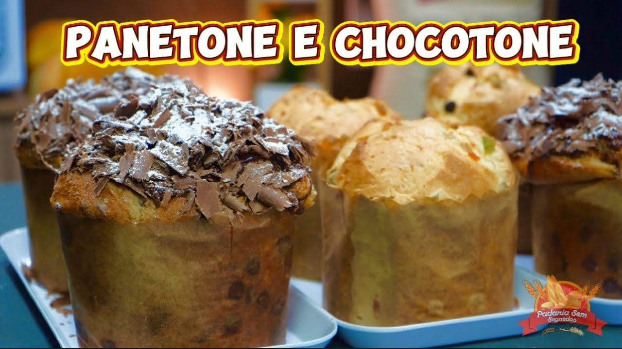 Panetone e chocotone trufado