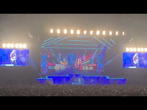 IRON MAIDEN Barcelona 18/07/2023  Opening and first song