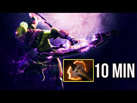 Amazing Anti Mage!10 MIN BATTLEFURY BY Arteezy With 400 LAST HIT IN 30 MIN
