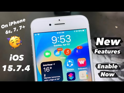 iOS 15.7.4 New Features on iPhone 6s,7, 7+ || Enable Now