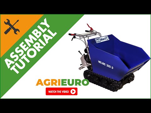 BullMach HELIOS 320 D Tracked Power Barrow - 320 Kg Max load capacity - Assembly tutorial