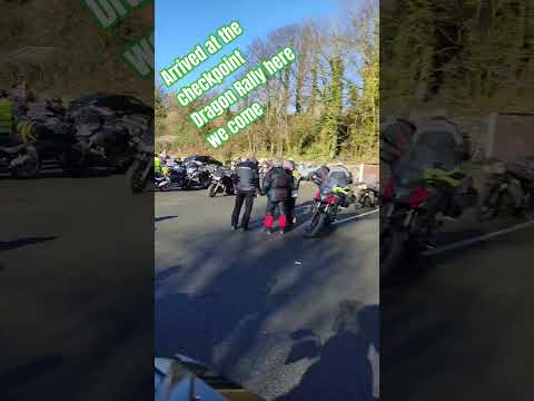 Dragon Rally 2024 checkpoint #conwy #dragonrally #wales #motorcycle