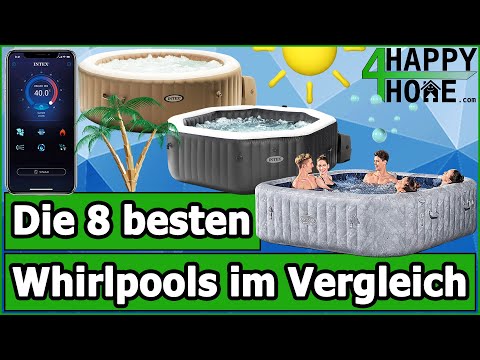 Whirlpool kaufen ☀️ Die 8 besten aufblasbaren Whirlpools im Vergleich [Miweba, Intex, Bestway]