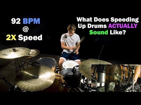 What ACTUALLY Happens When You Speed Up Drums?