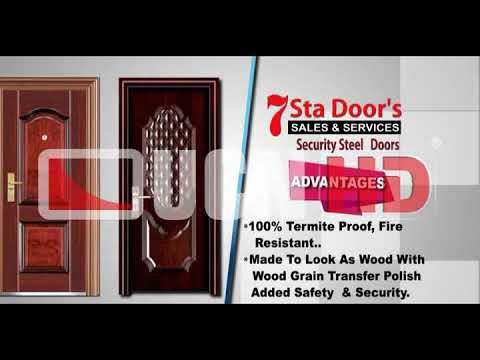 Interior mild steel door for home, size: 7x3 feet