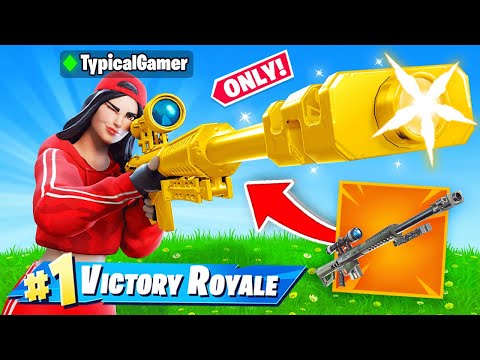 The SNIPER *ONLY* CHALLENGE in Fortnite! (IMPOSSIBLE)