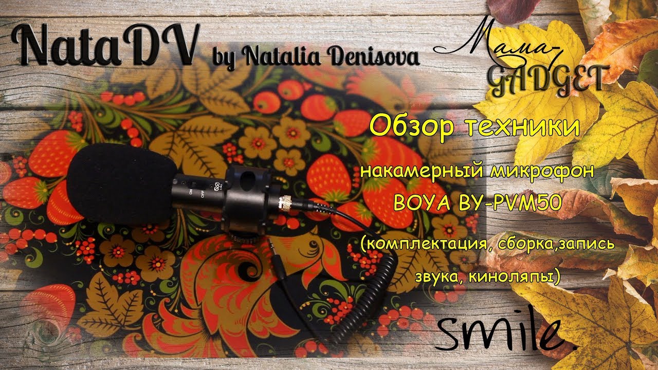 Микрофон Boya BY-PVM50