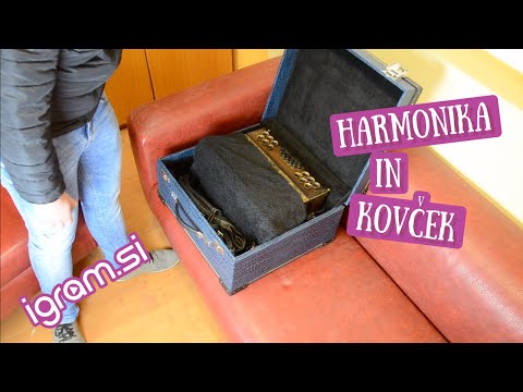 Harmonika in kovček