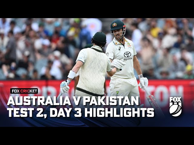 Australia v Pakistan 2nd Test Day Three Highlights I 28/12/23 I Fox Cricket