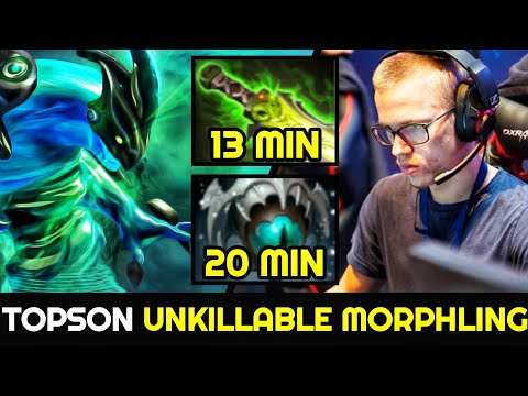 TOPSON Mid 100% Destroy his Enemies with Unkillable Morphling 7.26 Dota 2