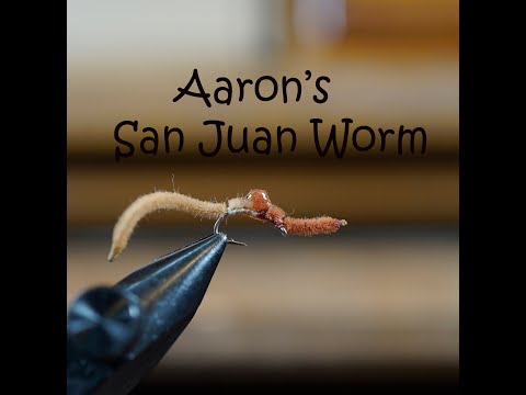 How to tie a san juan worm instructional video.