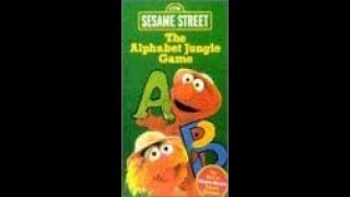 Sesame Street: The Alphabet Jungle Game (1998 VHS)