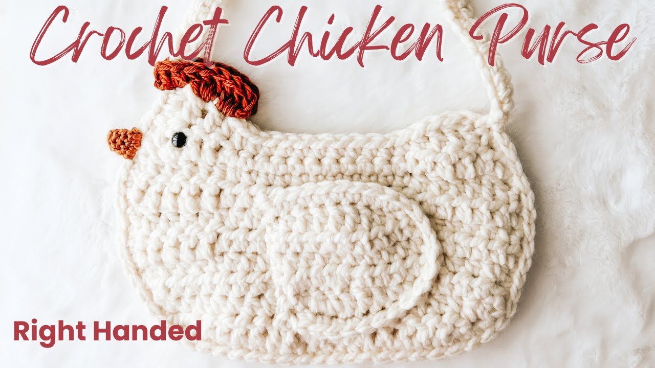 Crochet Chicken Purse For Beginners | Crochet Purse For Beginners | Crochet EASY Baby Gift