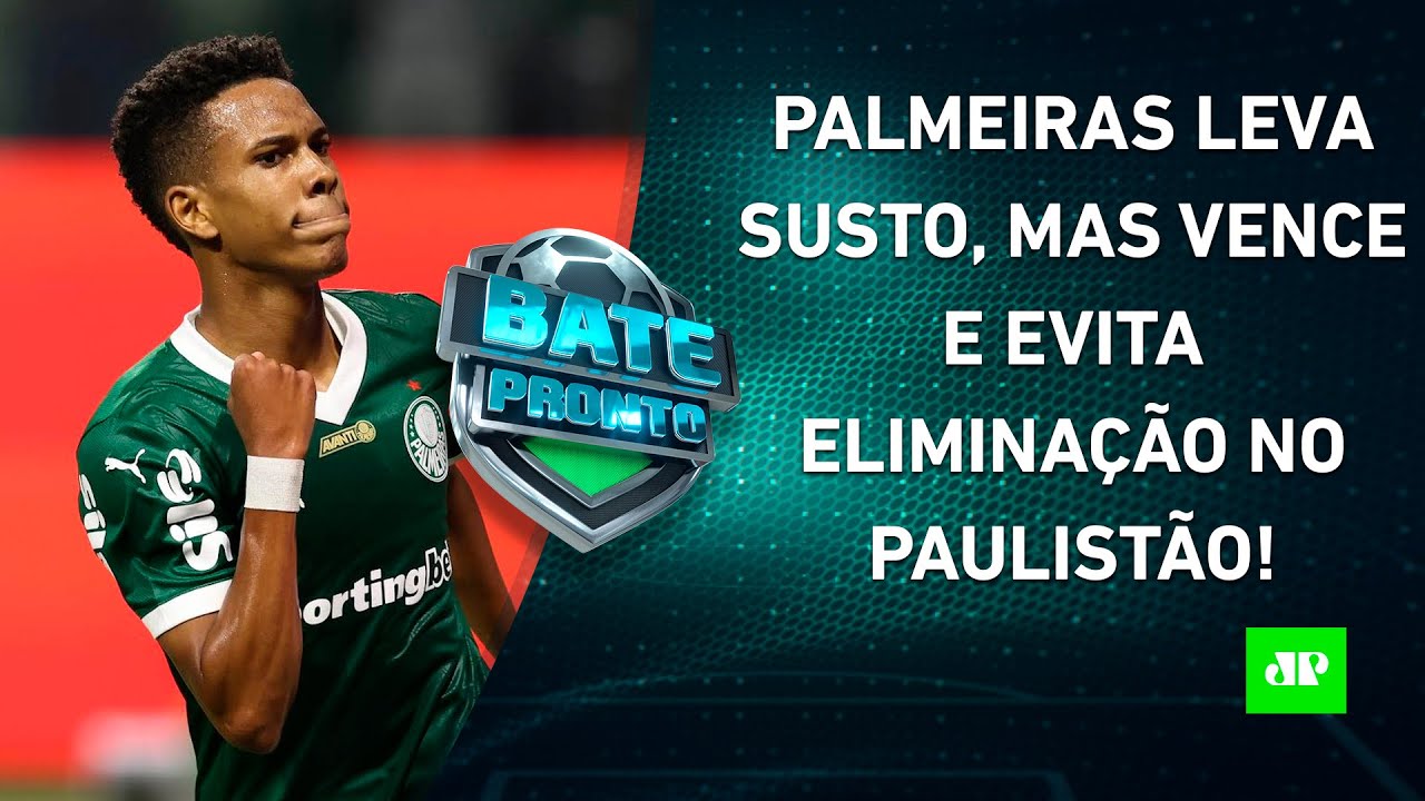 Palmeiras VENCE e SOBREVIVE no Paulistão; Diniz no São Paulo?; Mata-mata da Champions | BATE-PRONTO