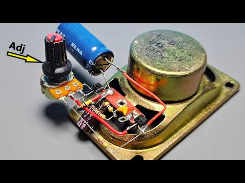 DIY-Türklingel mit Vogelgeräuschen und einstellbarer Geschwindigkeit aus einfachen Teilen