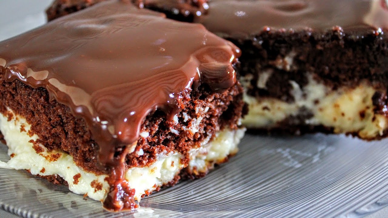 MELHOR BOLO QUE JÁ COMI - BOLO BOMBA DE CHOCOLATE QUE JÁ SAI DO FORNO RECHEADO