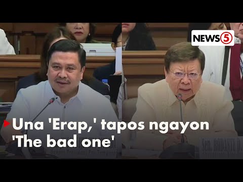Sen. Rodante Marcoleta, muling nagbiro kay Sen. Jinggoy Estrada