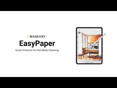 EasyPaper Screen Protector for iPad (Better Drawing) | MAGEASY |