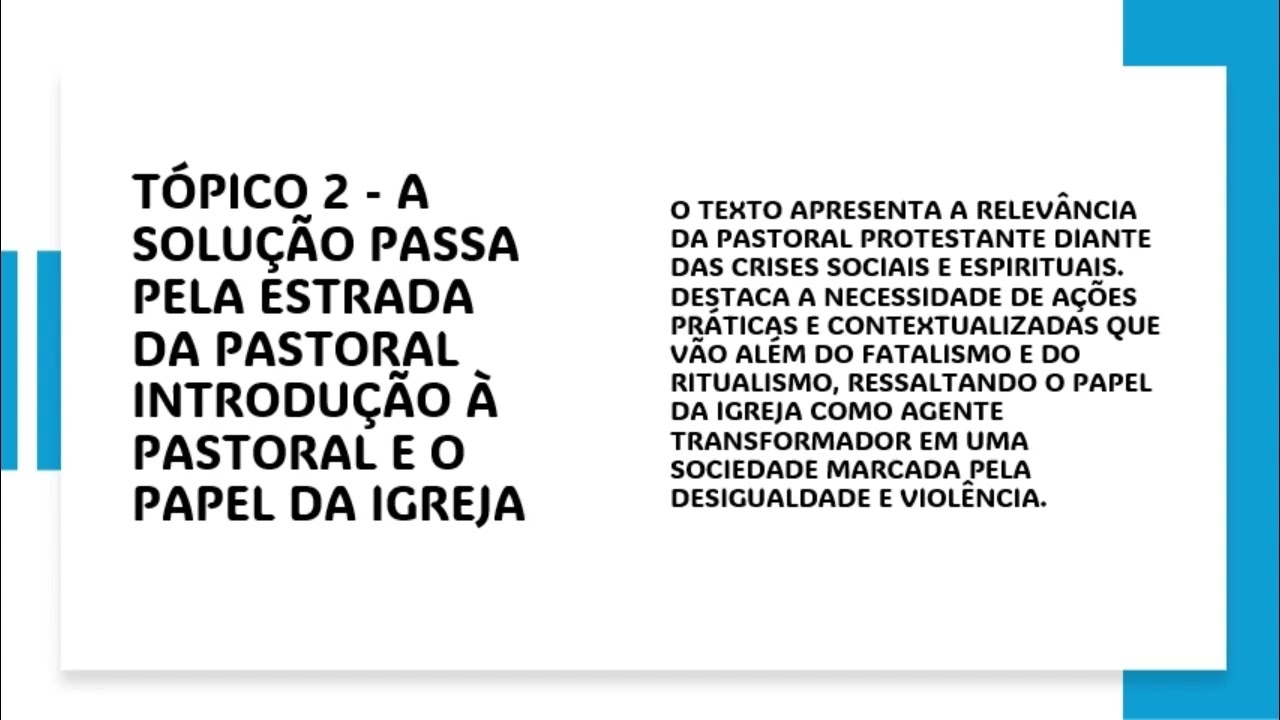 5-Missão Integral da Igreja: O Evangelho e a Missão Integral da Igreja - Pr. Leonardo M