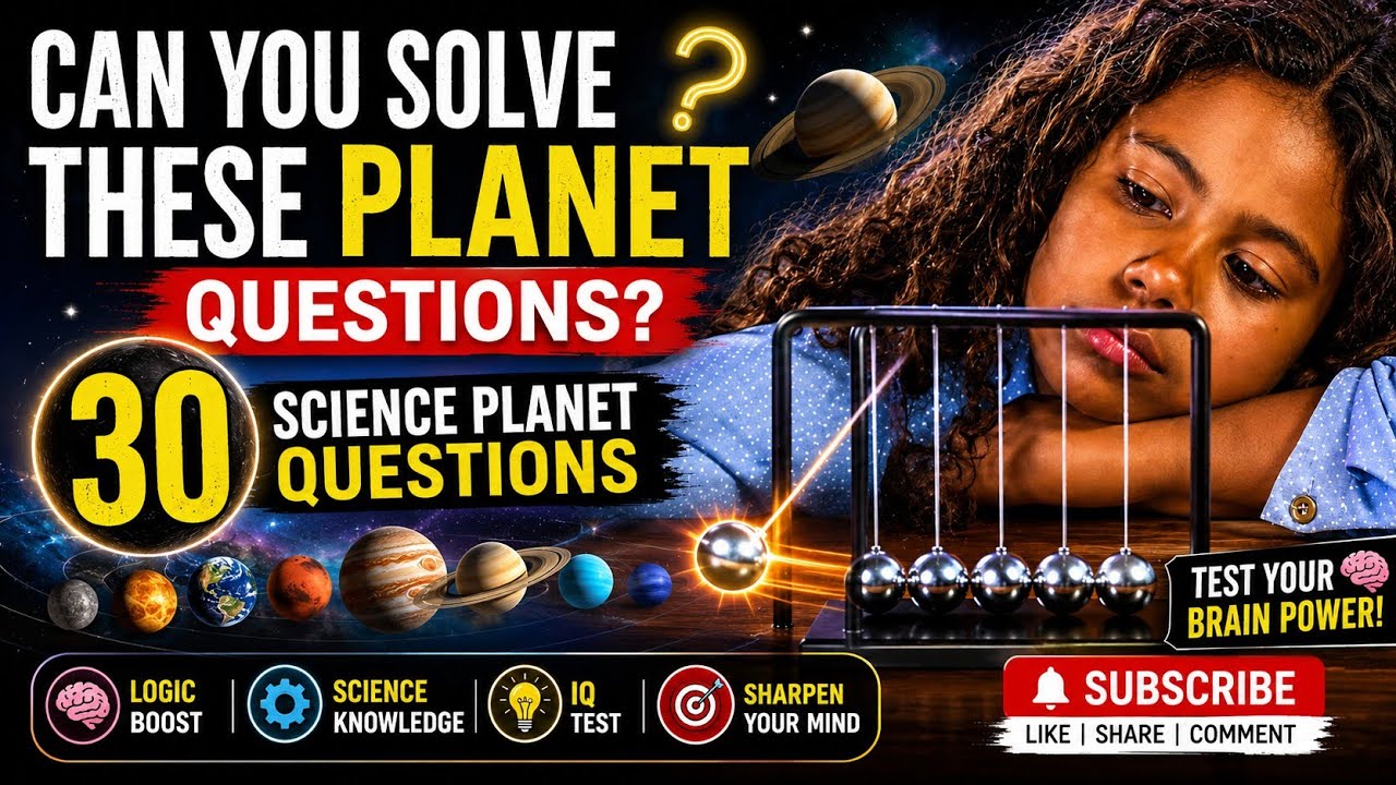 30 Planet & Space GK Questions 🚀🌍 | Only Geniuses Can Score 30/30! | Science Quiz🔥🔥💯