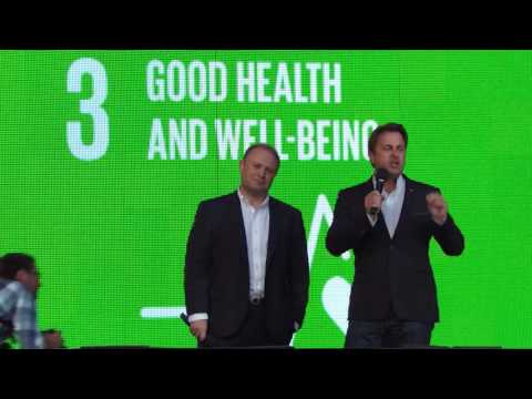 PRIME MINISTER OF LUXEMBOURG & MALTA at the Global Citizen Festival 2015
