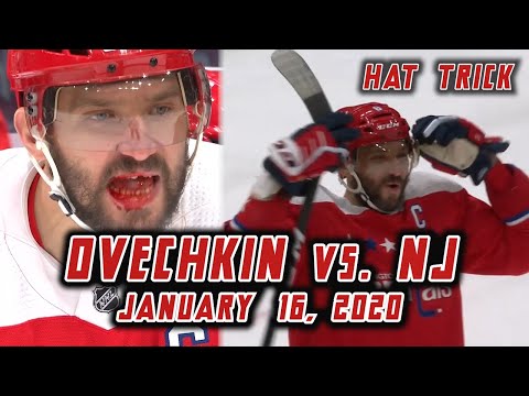Ovechkin Unleashes Hat Trick On The Devils (1/16/2020)