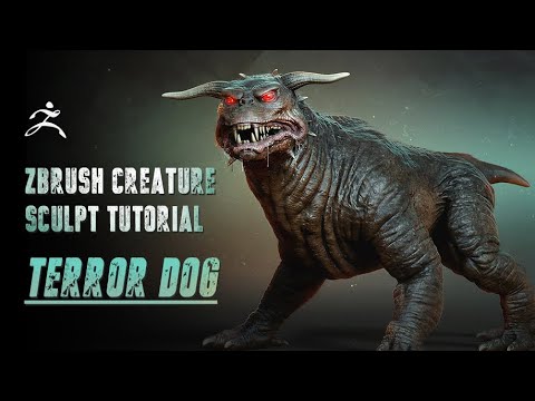 ZBrush Creature Sculpt Tutorial - Terror Dog