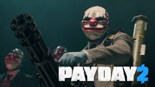 Payday 2 Co-op: Minigun Fun