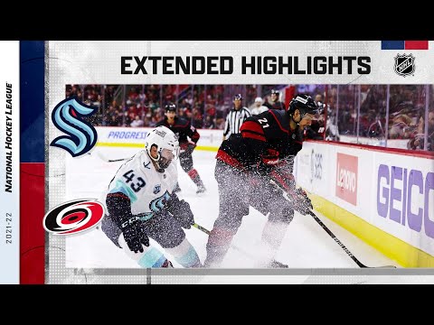 Seattle Kraken vs Carolina Hurricanes Mar 6, 2022 HIGHLIGHTS