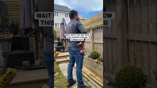 SLAT FENCE DIY - GARDEN FENCE 🙌🏼 #gardentutorial #fencetutorial #garde
