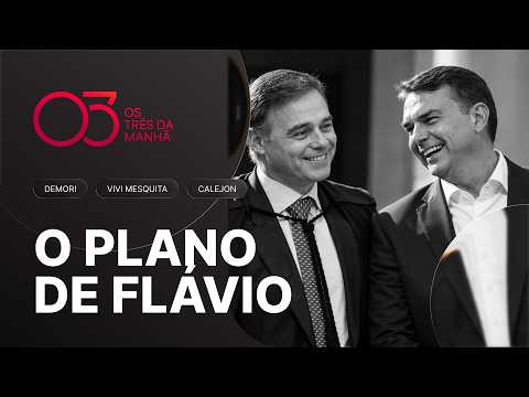 SEM PROJETO, FLÁVIO BOLSONARO APOSTA EM ANDRÉ MENDONÇA PRA DERROTAR LULA — OS TRÊS DA MANHÃ