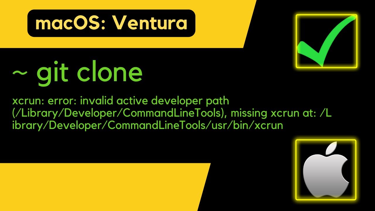 Git is not Working After MacOS Update? - FIXED