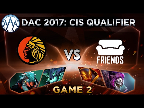 Comanche vs FRIENDS Game 2 - DAC 2017 CIS Qualifier - @LyricalDota @TrentPax