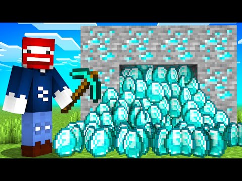 INFINITE DIAMONDS with LUCKY 30,000 in Minecraft