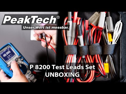 PeakTech 8200 Multimeter Messzubehör/ Test Leads Set (DEU/EN)